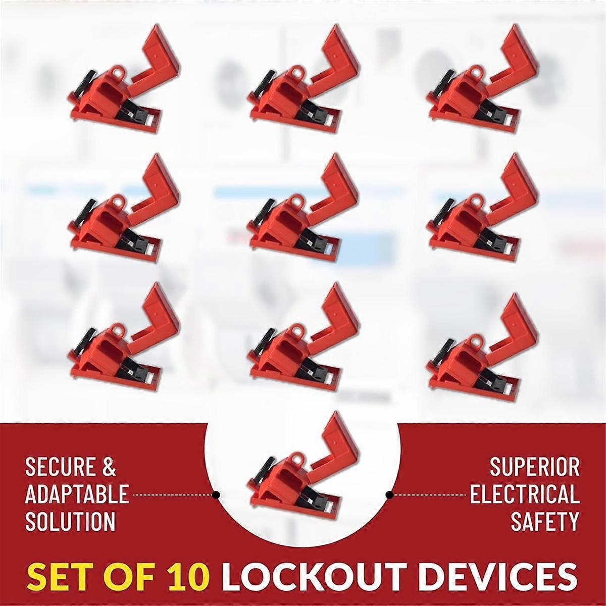 Circuit Breaker Lockout for 120-277V Clamp-on Electrical Single Pole ...