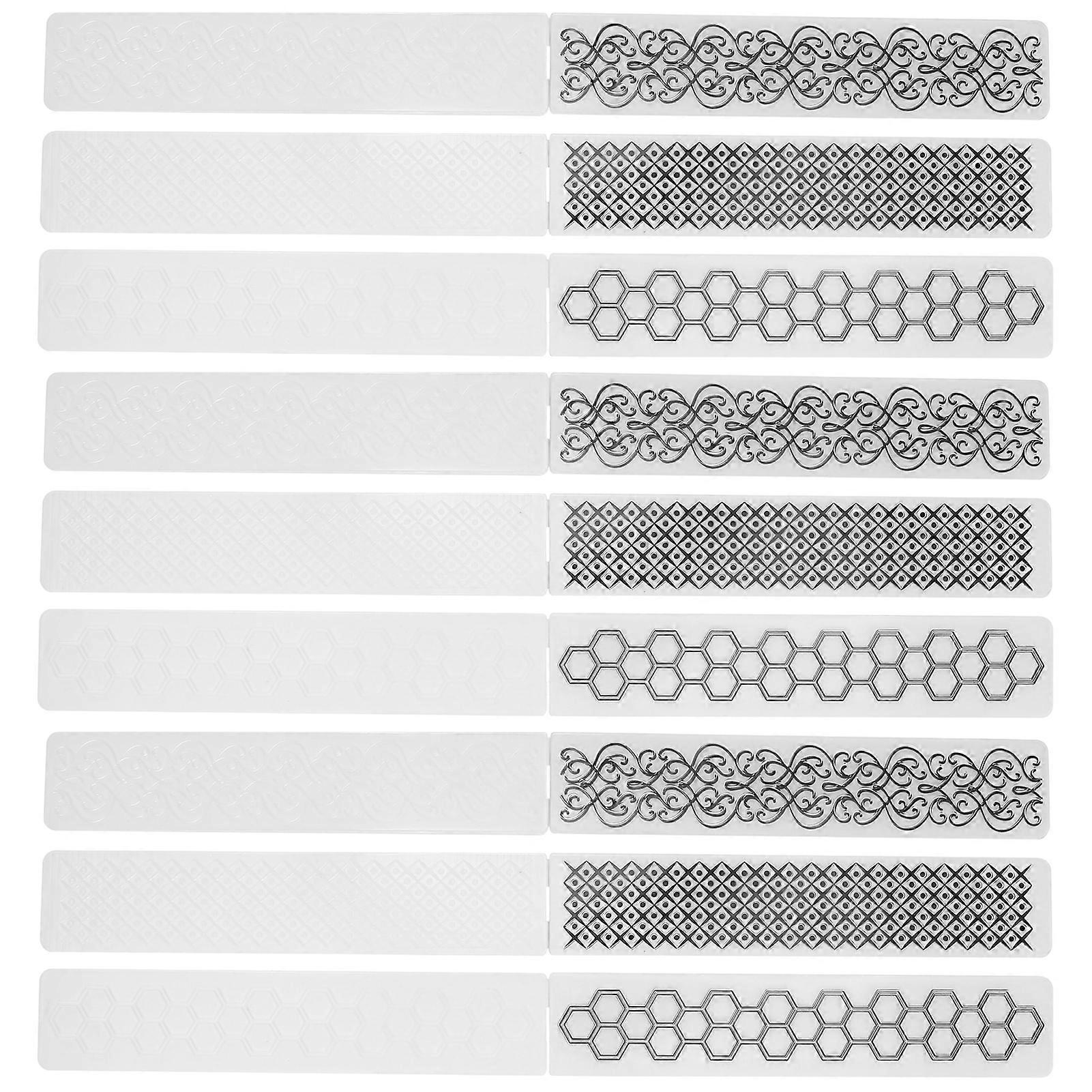 9Pcs Flower Plastic Embossing Folder DIY Paper Decoration Card Maker Template Accessories