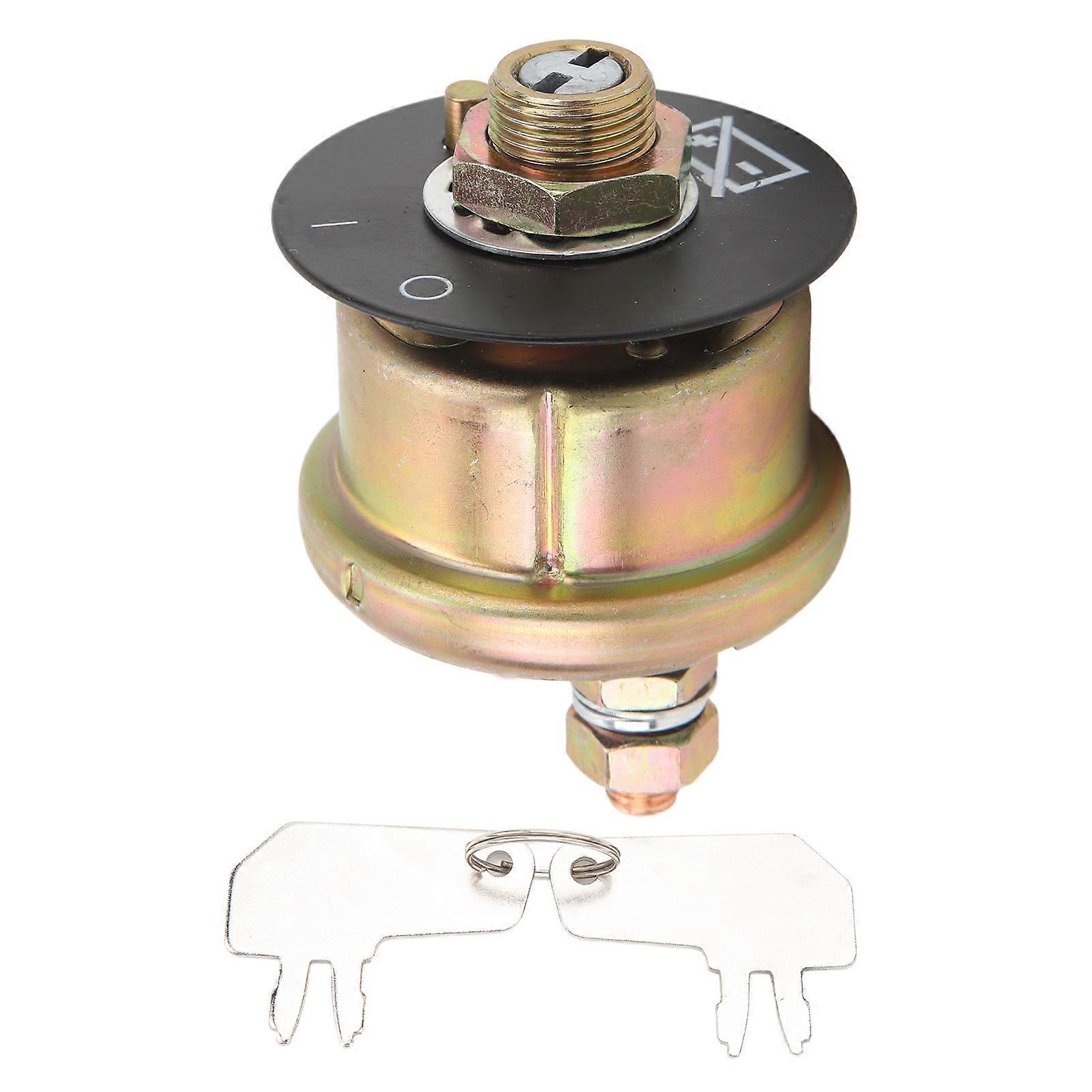 Battery Disconnect Ignition Switch 7H7290 Ignition Disconnect Switch with Keys for Caterpillar Cat Excavators