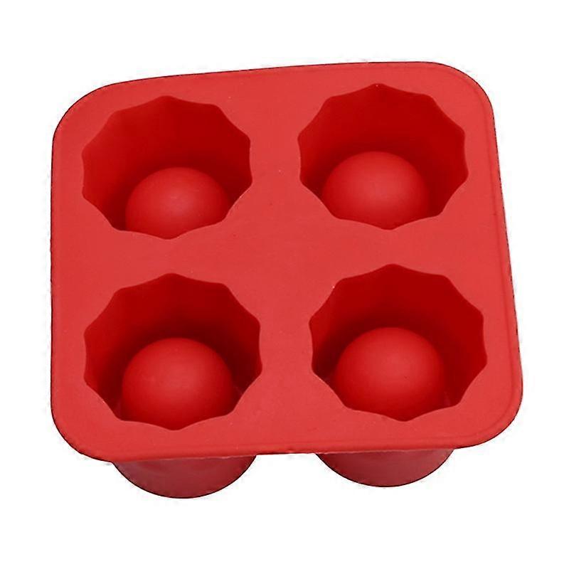 Bandeja de hielo, antiadherente, congelar 4 vasos de chupito
