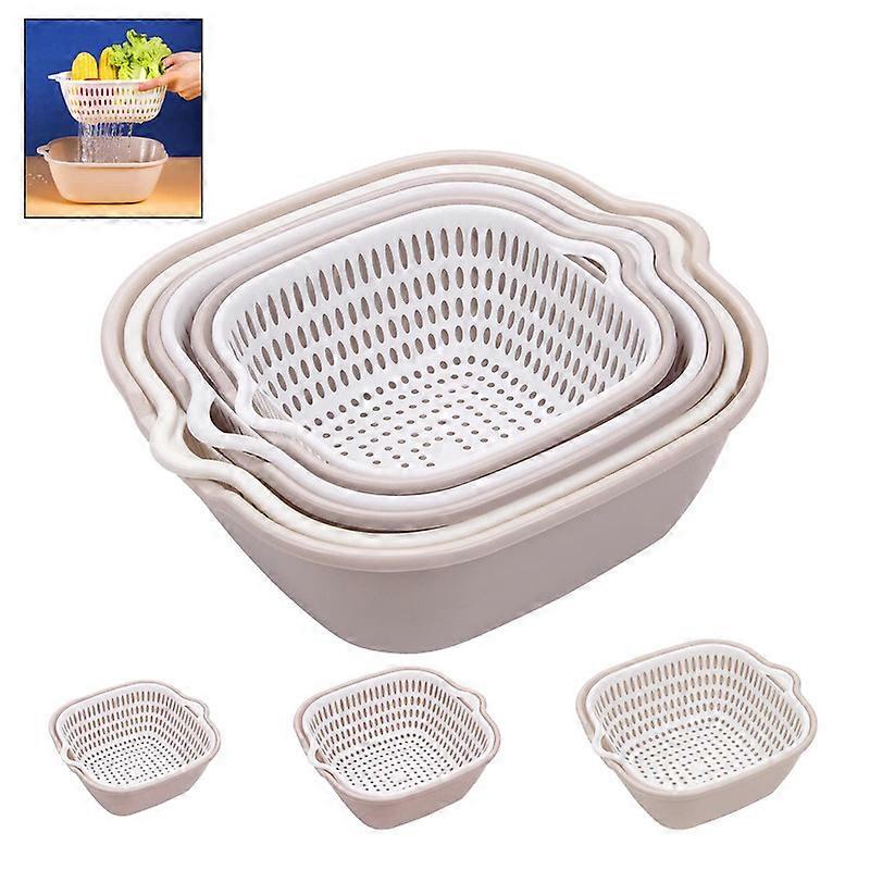Kitchen Colander Strainer Set, Colander Plastic Set