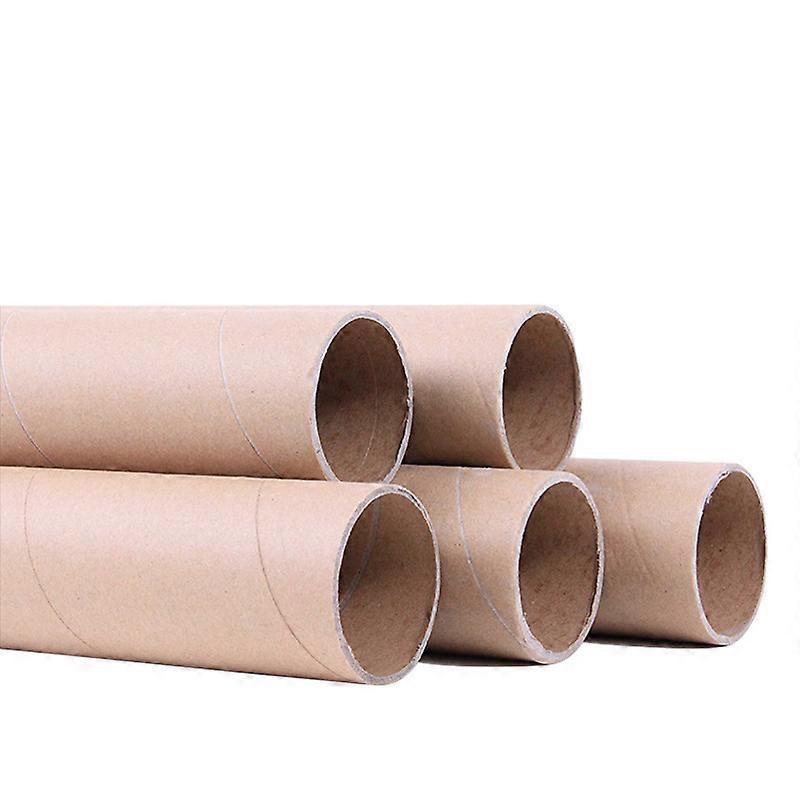 (RBDd)5.9-Inch Brown Cardboard Tubes - 20 Rolls for Creative Craft Projects