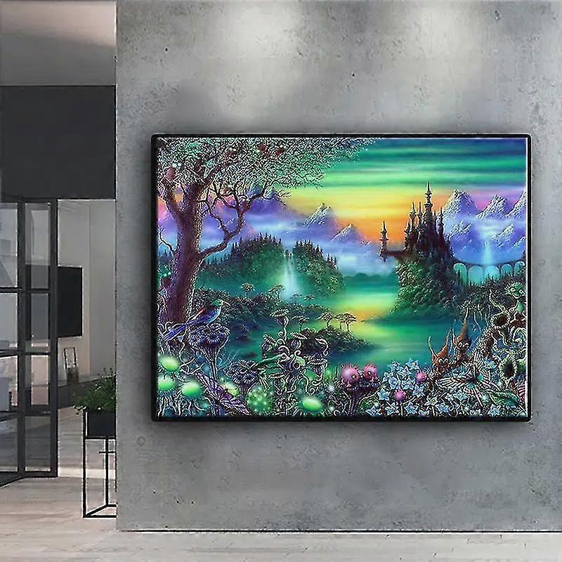 5D DIY الماس اللوحة، والخيال بلاد العجائب. لوحة الماس الكامل ، مجموعات التطريز ، ديكور المنزل اليدوية