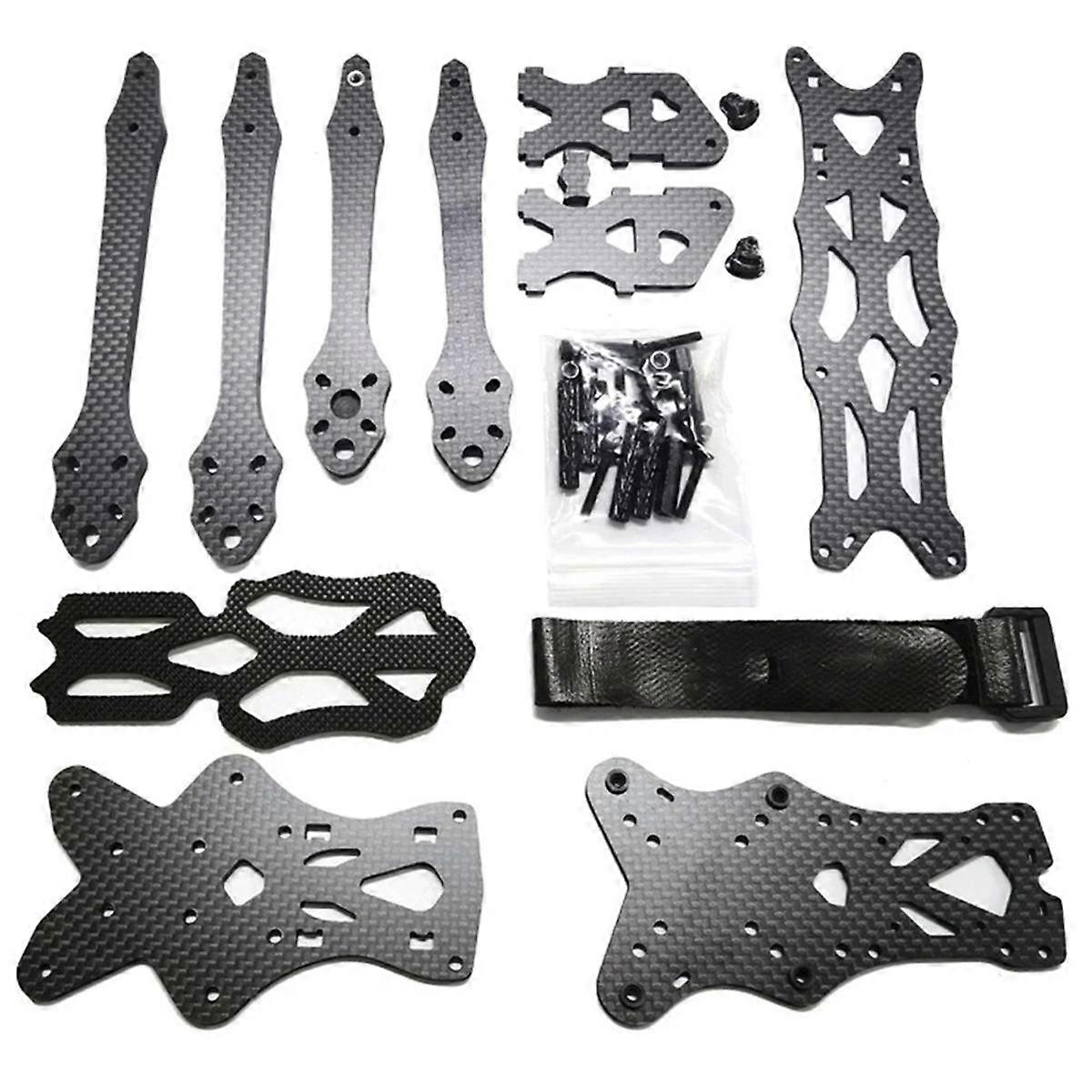 DC(O3) 5 Inch 225mm Carbon Fiber FPV Drone Frame Kit Compatible for O3 VTX Props, F3/F4/F7 FC, 22/