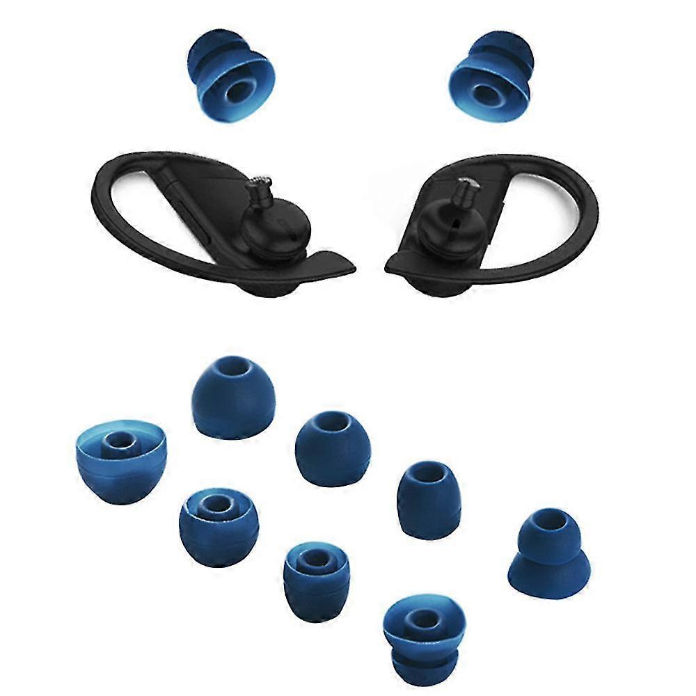4 par silikonhörlurar, mjukt skydd för Beats Powerbeats Pro, utbytbara öronsnäckor