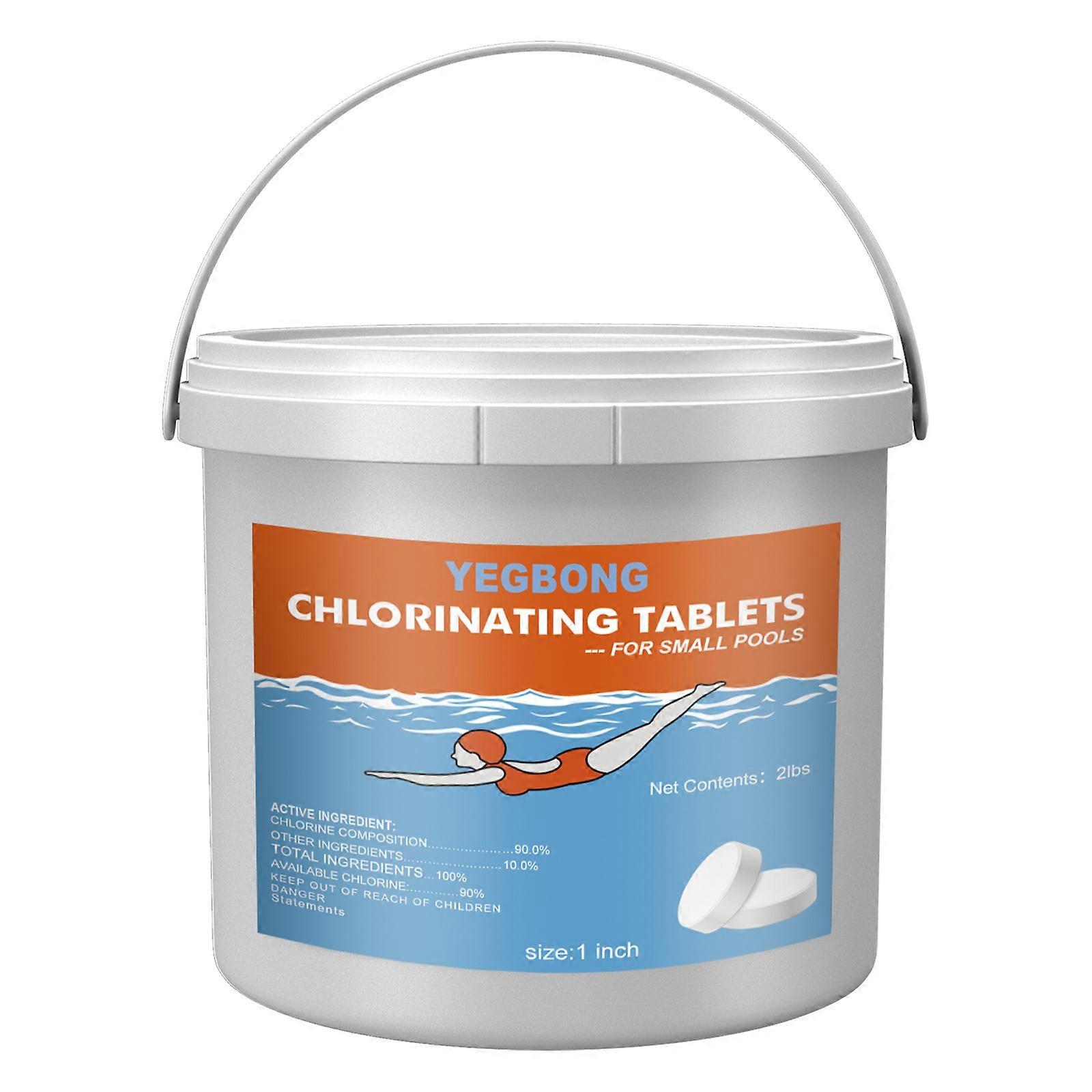 Chlortabletten für Schwimmbäder Langsam auflösende Poolreinigungstabletten für Pool-Spa-Brunnen