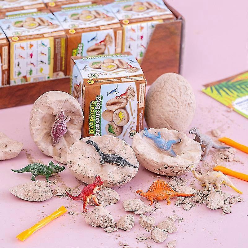 Toy - S Egg Dig Kit - Includes 12 Eggs S + 12 Bonus Educatal S - Boys Toys A 3-5
