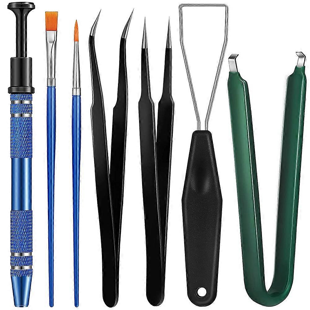 7 Pieces of Keyboard Lubricating Oil Switch Puller Kit IC Extractor Switch Puller Key for Removing