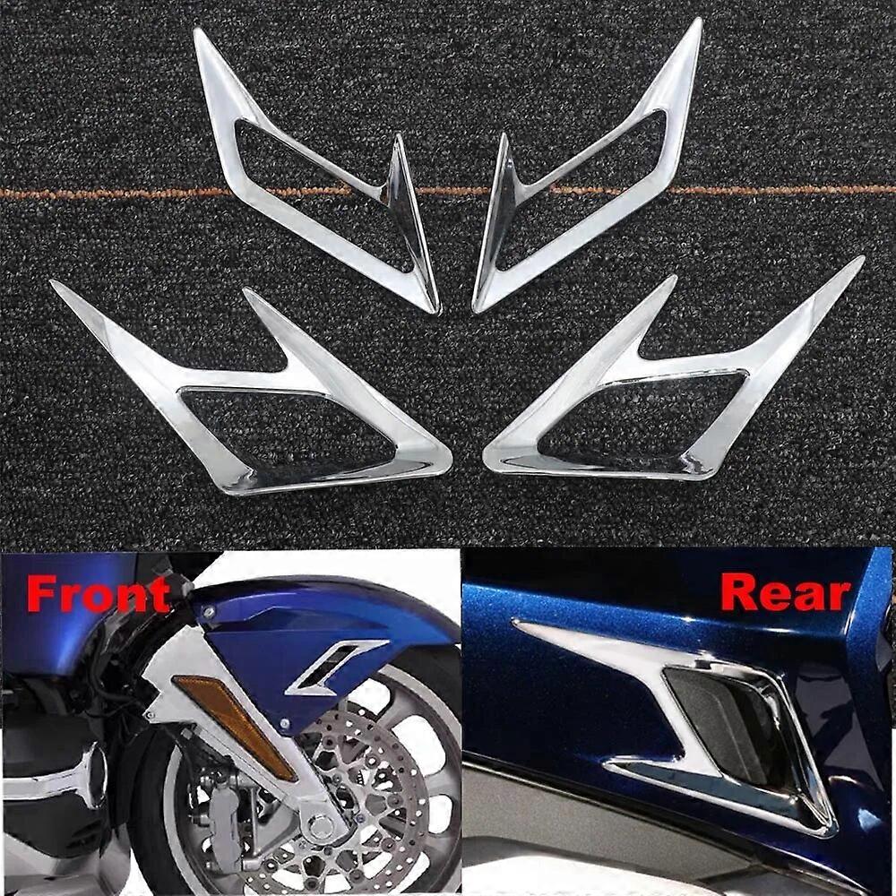 Front Fender Vent Trim Kit in+Side Panel Vent Trim Kit in One set For HONDA Golden Wing GL 1800 GL1800 2018-2020