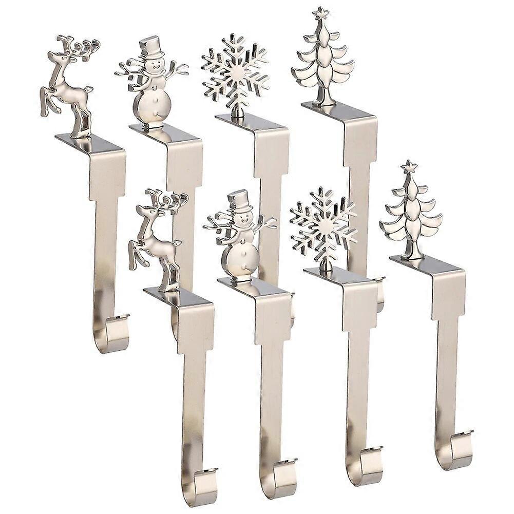 Pursefireplace Holders Mantel Shelf Christmas Stocking Holders Mantel Shelf Hooks Christmas Hooks For Stocking Home Decorations