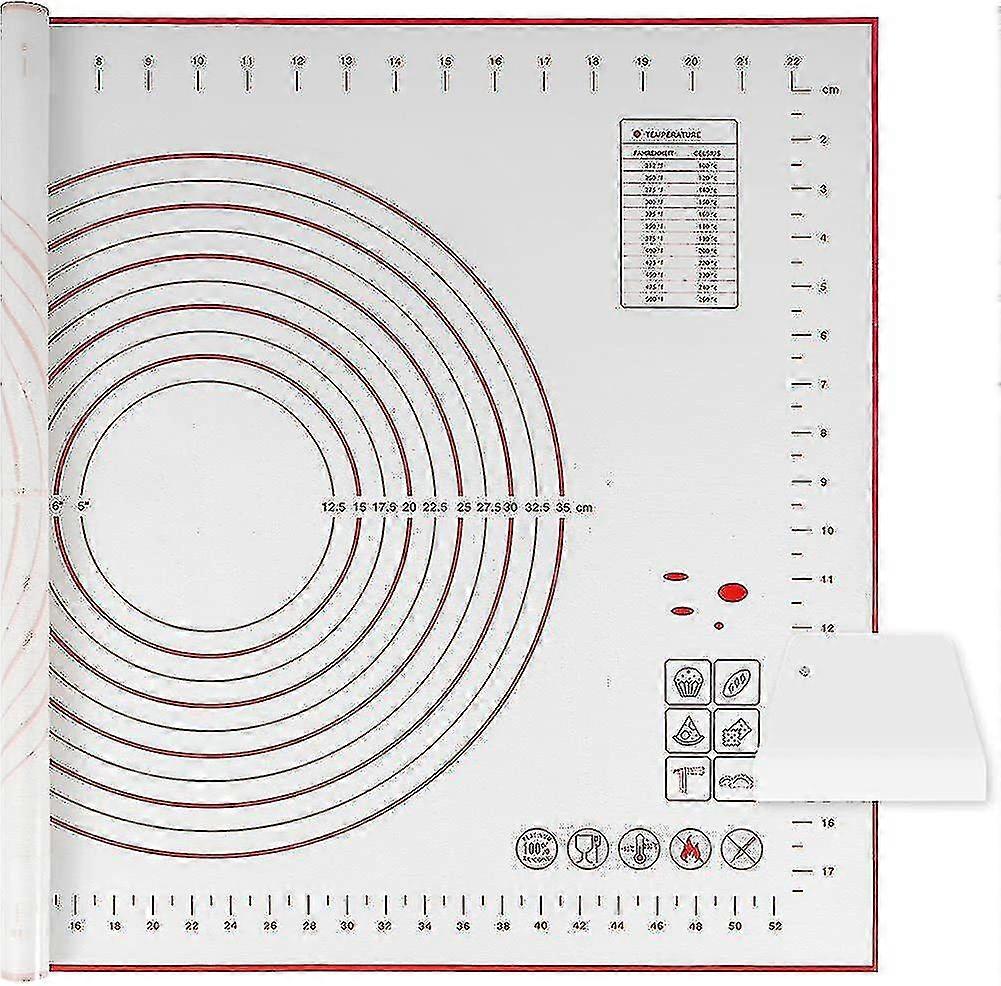 Silicone Baking Mat Non Slip Pastry Mat With Measurement Non Stick Bpa Free