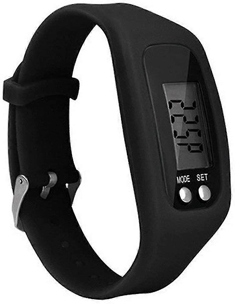 Sport Watch Bracelet Digital Lcd Pedometer Run Step Calorie Counter