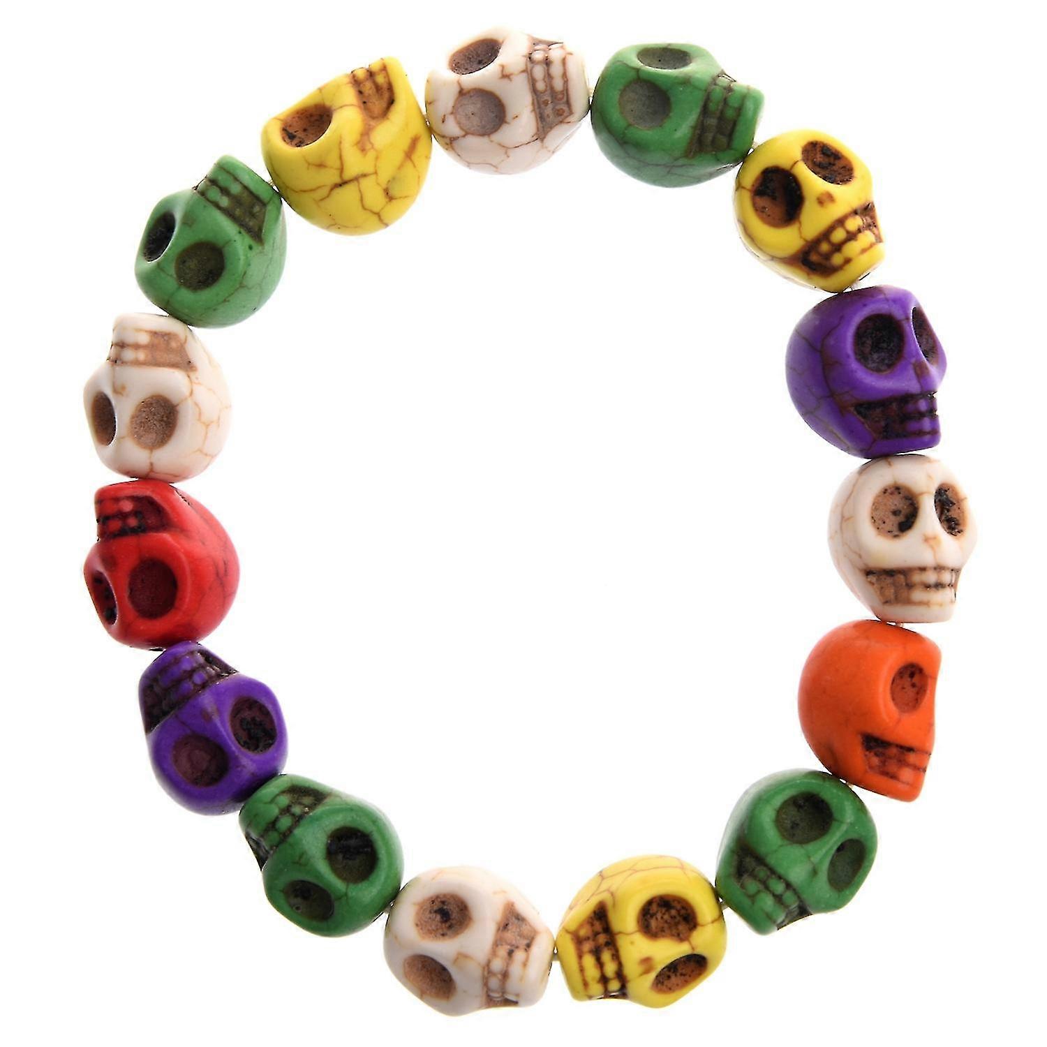 Howlite Turquoise Beads Buddhist Prayer Bracelet