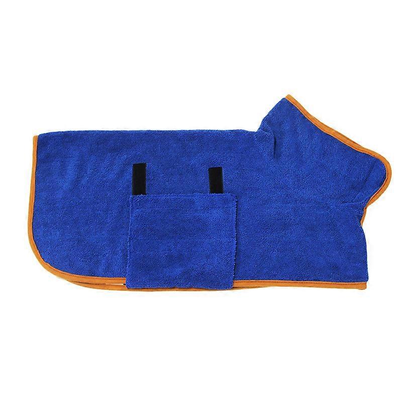 Dog Bathrobe Towel - Microfibre Fast Drying Super Absorbent Pet Dog Cat Bath Robe Towel,soft
