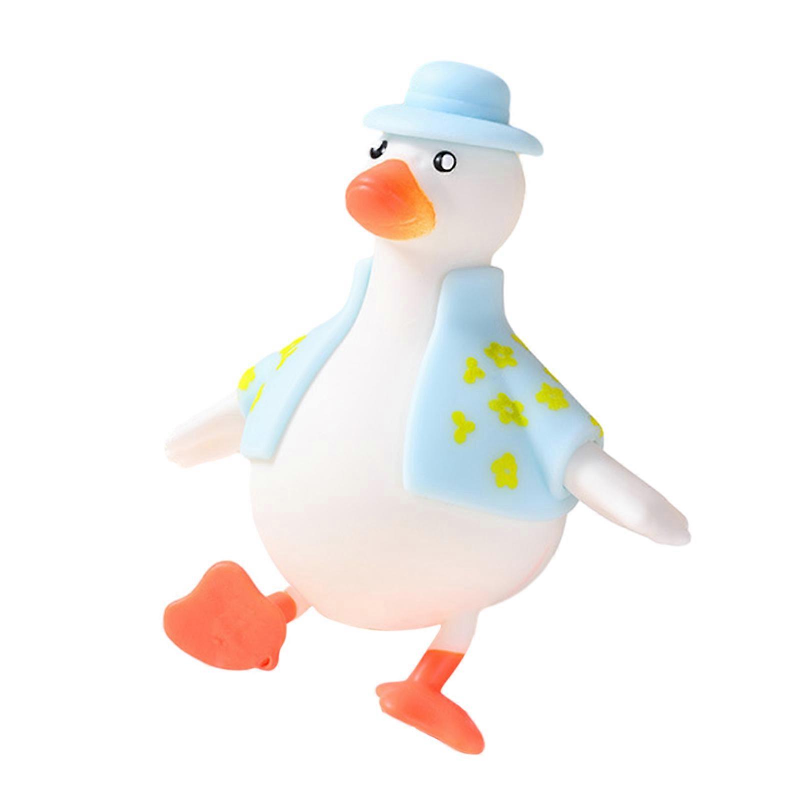 Stress Relief Toys Dress-Up Ducks Soft Elastic Decompression Toy Gifts for Adults Kids