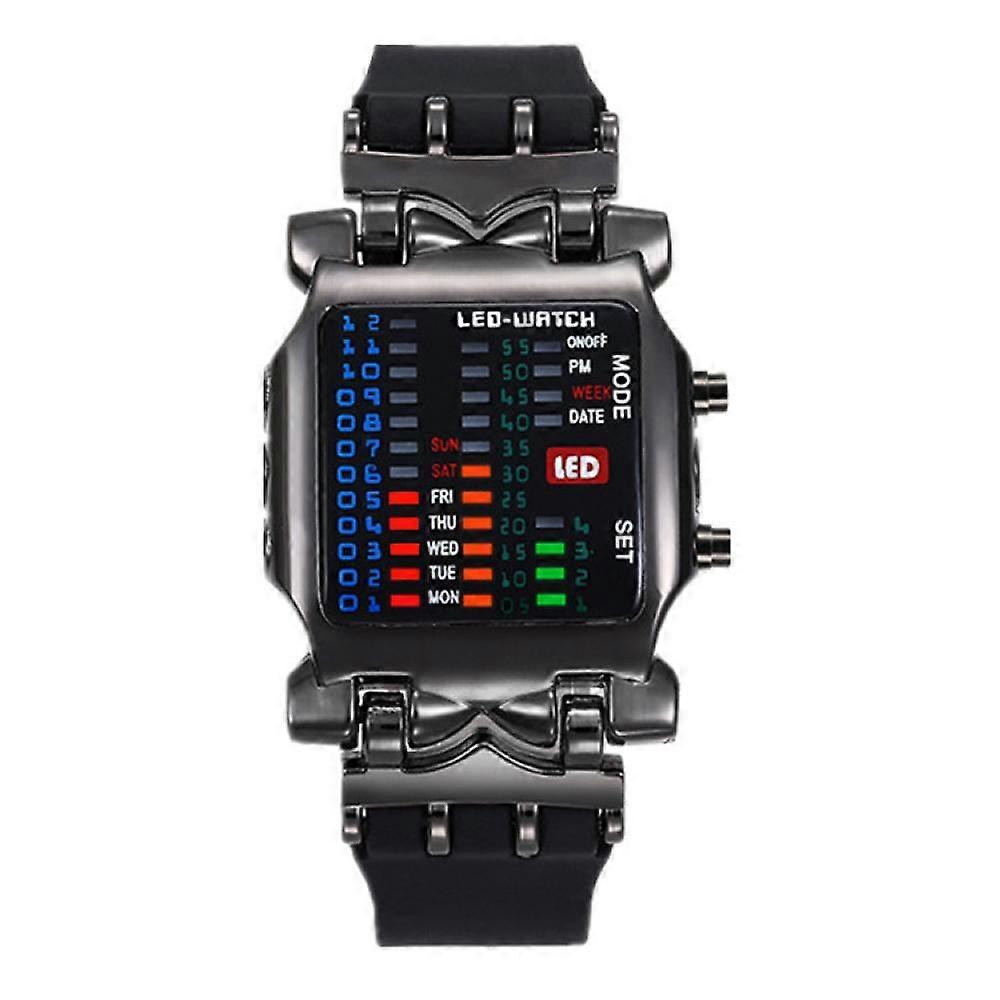 Watches Electronic Led Binary Watches, Ideal For Daily Wearing