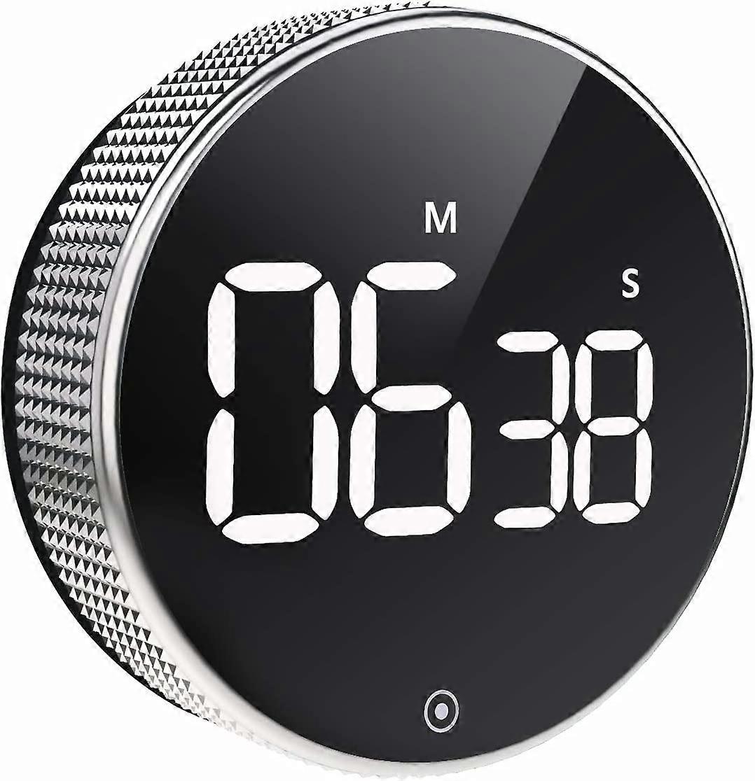 Kitchen Timers,Digital Classroom Timer for Kids, Large Magnetic LED Countdown Timer with Constant Light Function for classrooms, Quiet for Children an