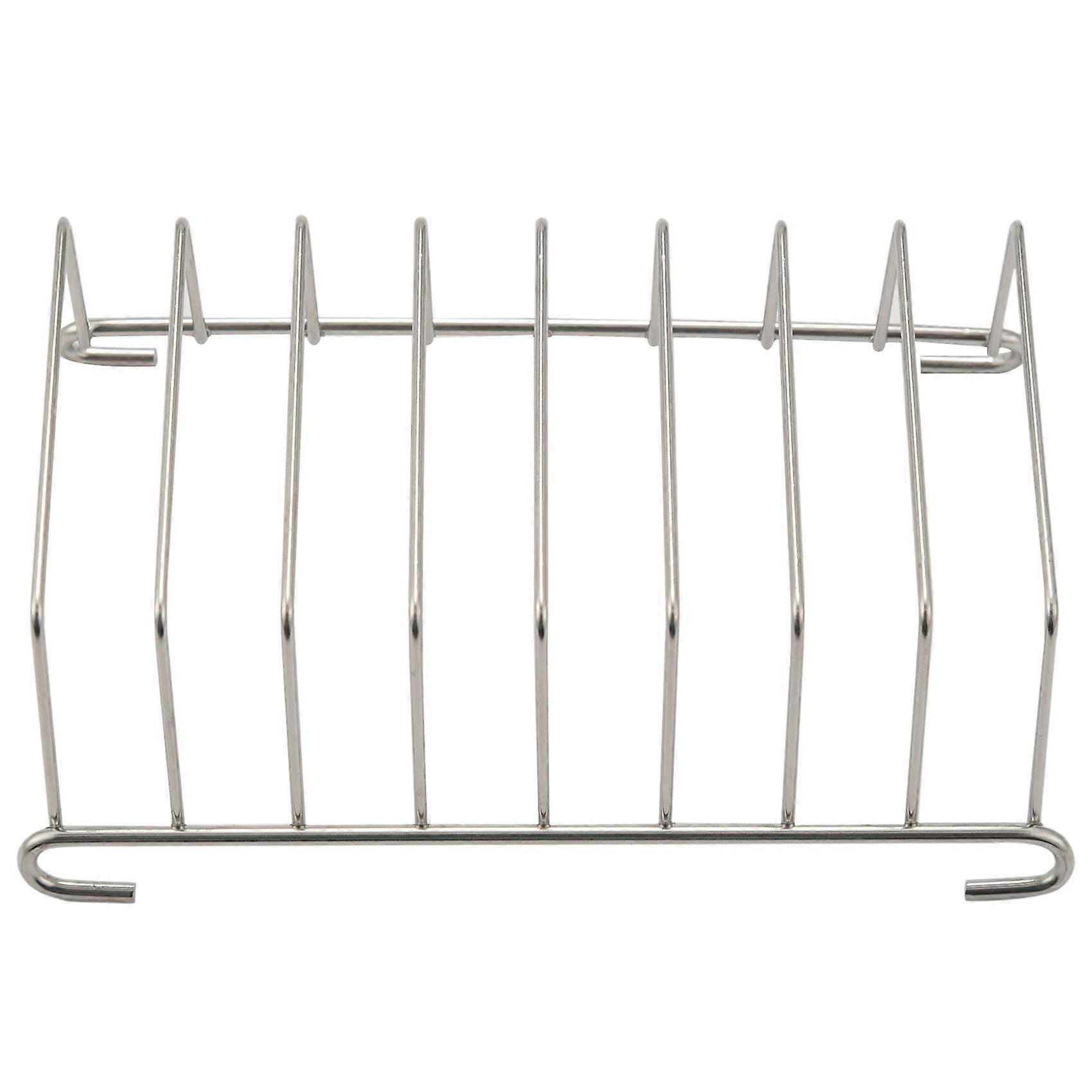 2 Pcs Toast Bread Rack Holder 8 Slice Holes Tool Cooling Grid Bread Rack Rectangle Accessories Orga