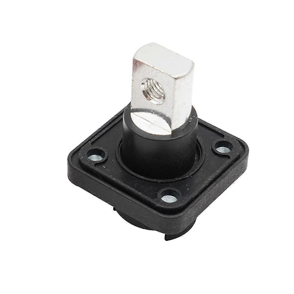 200a Square Shaped Wall-through M8 M6 Thread Busbar Type Terminal Bolt(black)