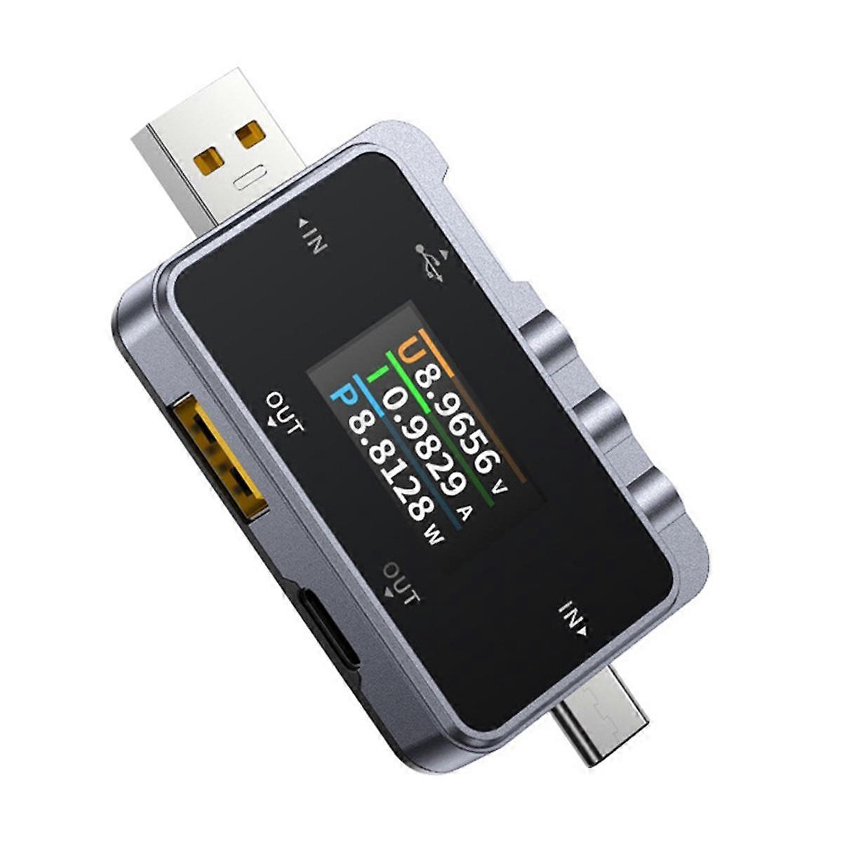 USB Tester Digital Voltmeter Ammeter with LCD Display for Voltage Current Power Measurement Fast Ch