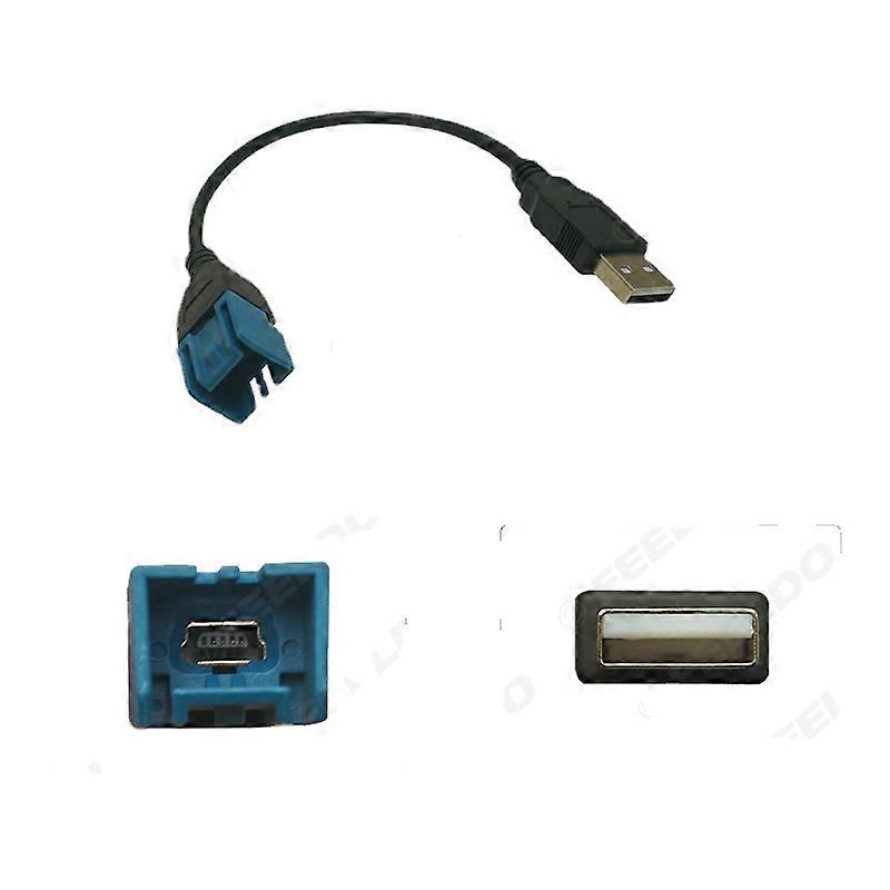 1Pc for Ford Focus/Nissan dedicated USB adapter cable 2.0 USB to mini USB audio conversion cable