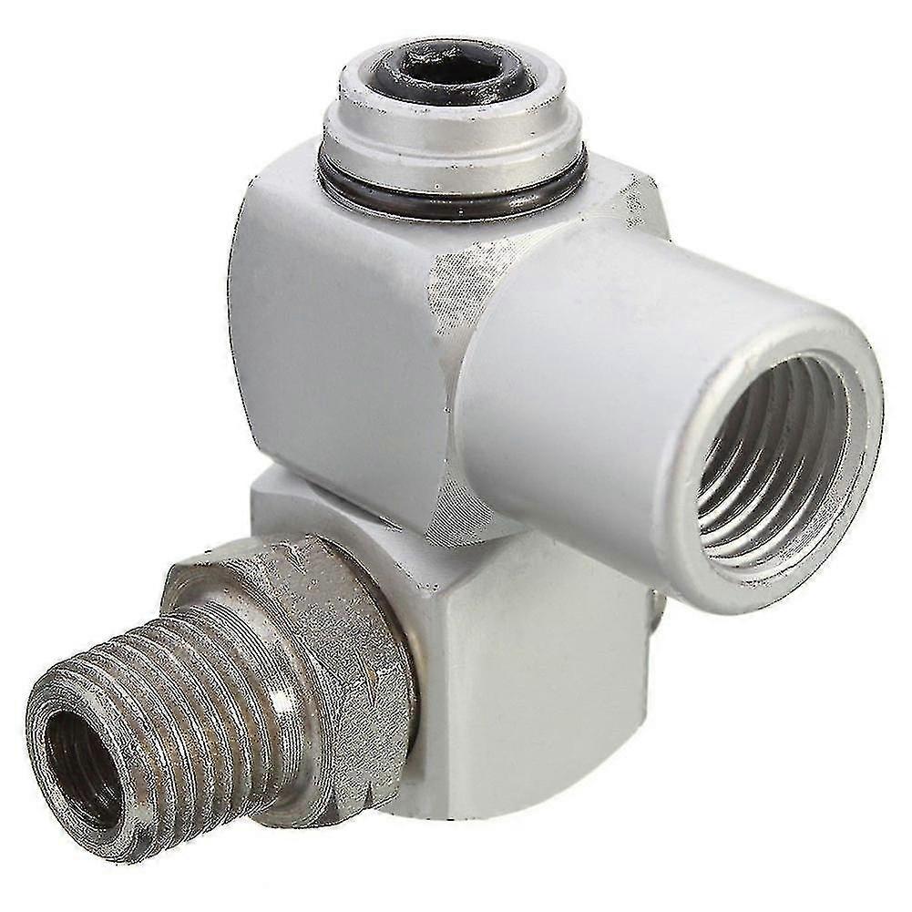 Universal 360 Swivel 1/4" Bsp Air Hose Connector Adapter Flow Aluminum Tool Hot