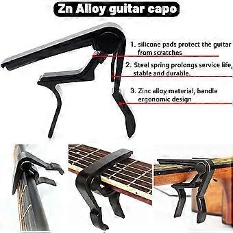 Kit Accessoires Guitare Acoustique Anvin 48 Pièces | Capodastre, Médiators, Cordes, Enrouleur | Débutants Et Pros