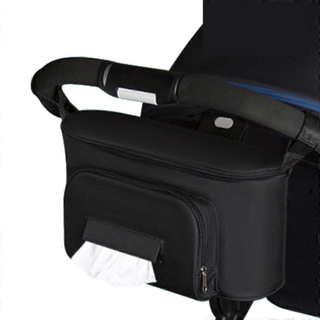 LN-Stroller Bag Organizer - Solid Color Mama Carriage Buggy Pram Cart Basket Hook Backpack Stroller