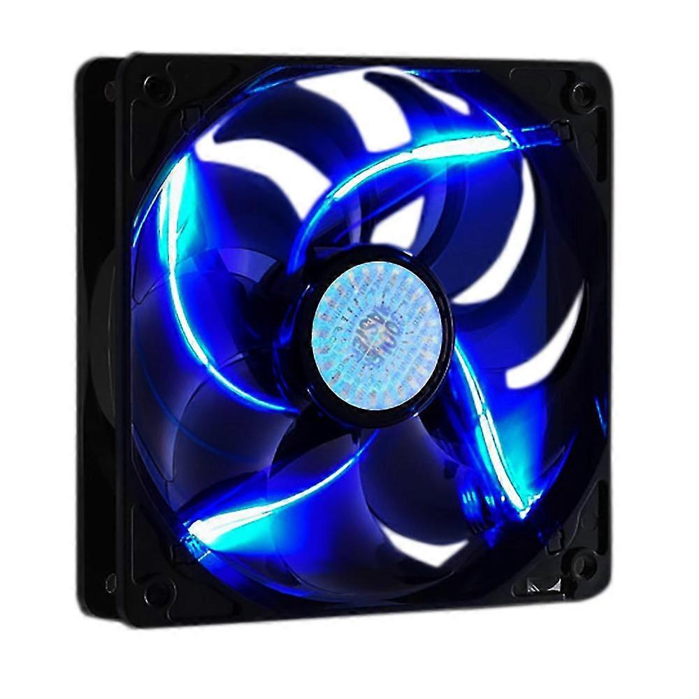 120 120mm PWM Chassis Fan Gale Volume Silent Fan 12025 Chassis Fan (Blue Light)
