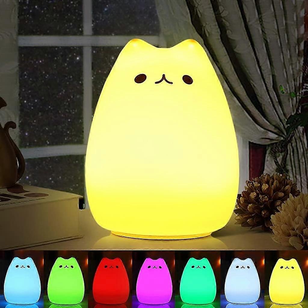 Rechargeable USB Penguin Night Light for Children, Dimmable Warm Light