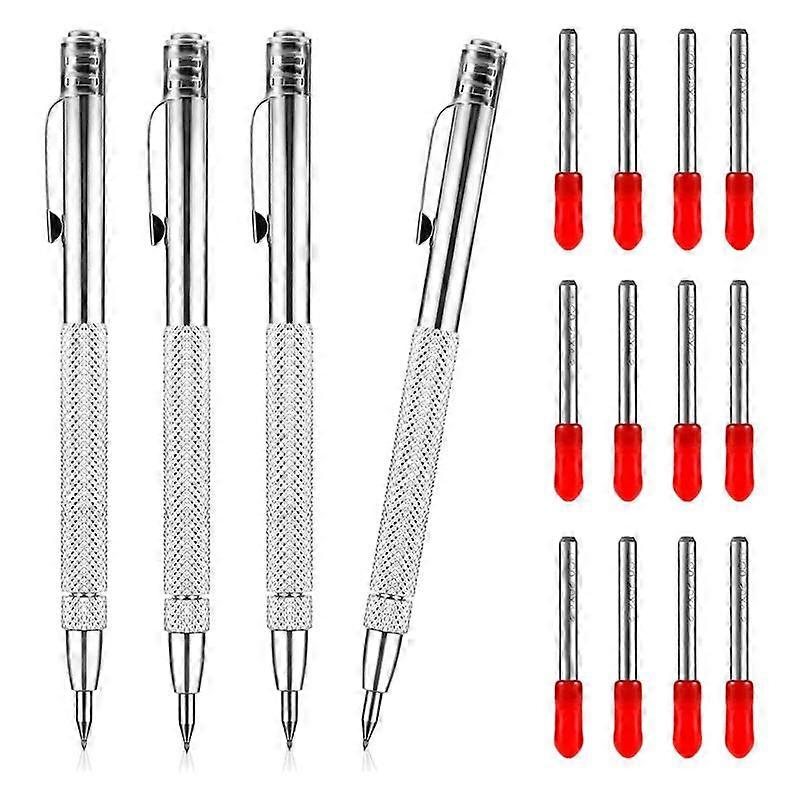 Tungsten Carbide Scriber, Aluminium Carbide Scriber Pen with Magnet, Engraving Pen with Clip Scribe Tool