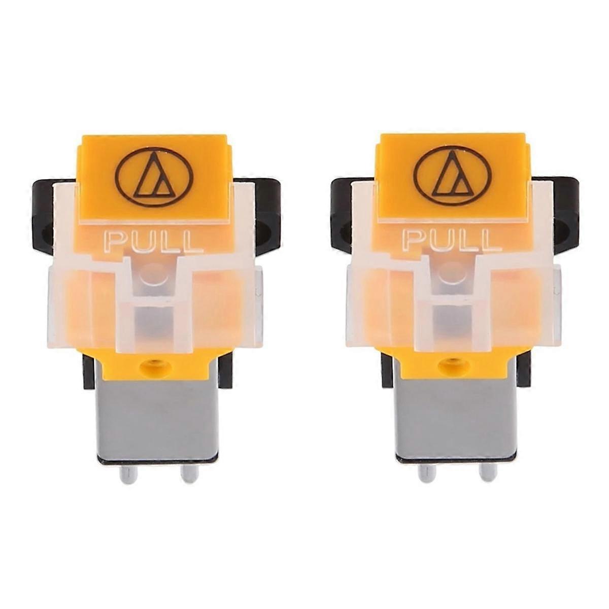 AT91 Mount Conical Stylus Replace AT3600L LP Vinyl Record Player Needle for DJ Turntable Cartridges - 2 Pack