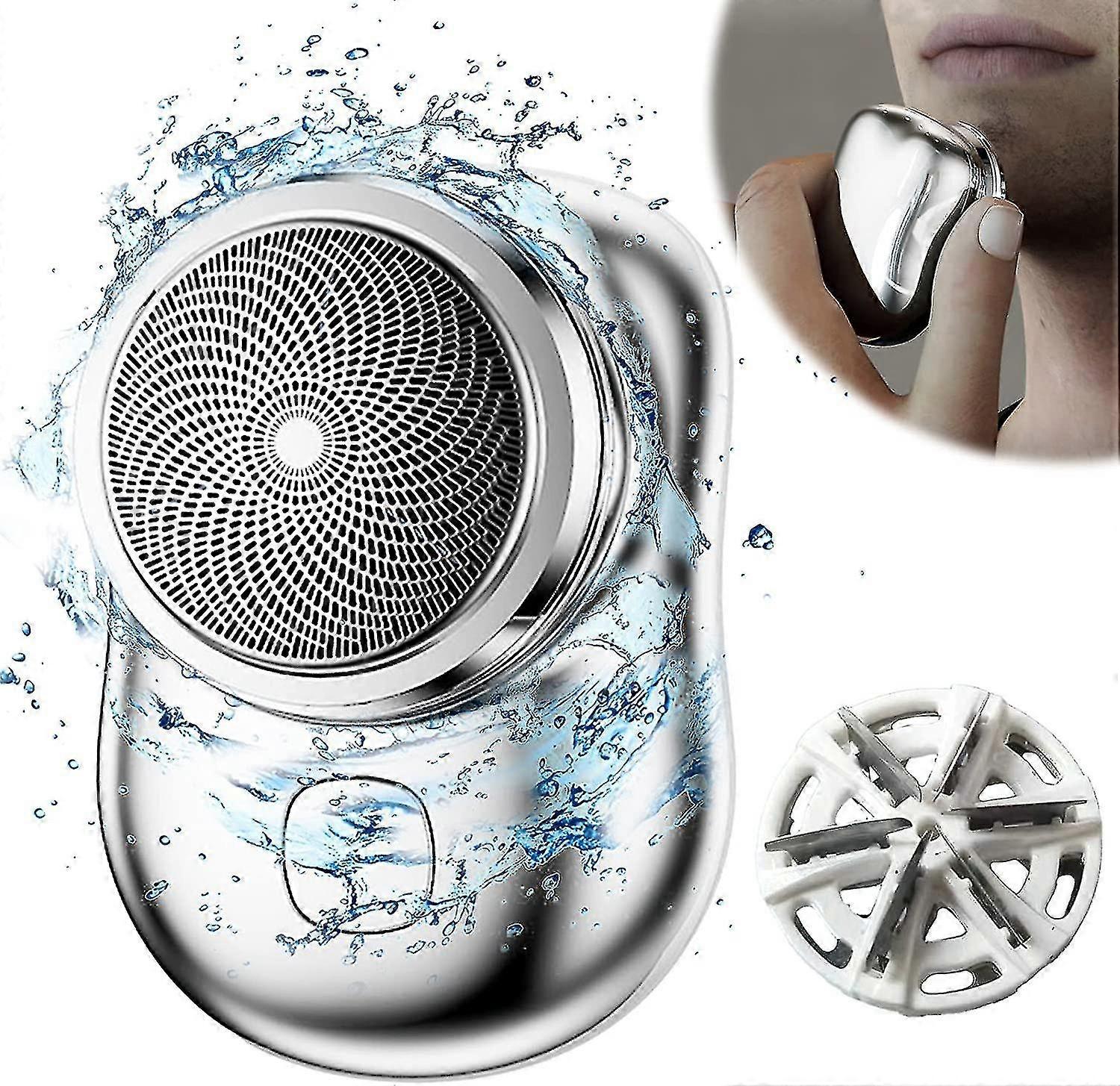 ماكينة حلاقة كهربائية محمولة صغيرة ، ماكينة حلاقة كهربائية صغيرة للرجال ، ماكينة حلاقة جيب محمولة ، ماكينة حلاقة كهربائية عملية قابلة لإعادة الشحن USB ، مناسبة ل Ho