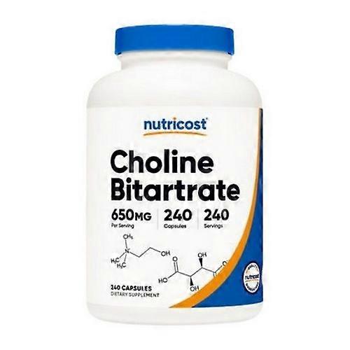 Nutricost Choline Bitartrate Capsules ,650 Mg ,240 Count