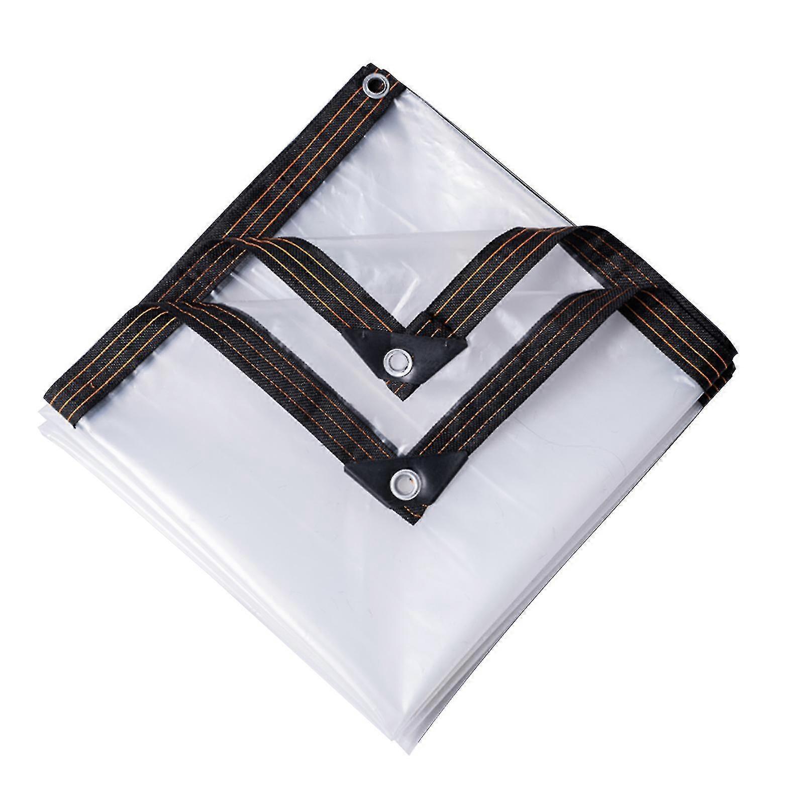 Clear Tarp - Waterproof & Tear Resistant Vinyl Coated PVC Material