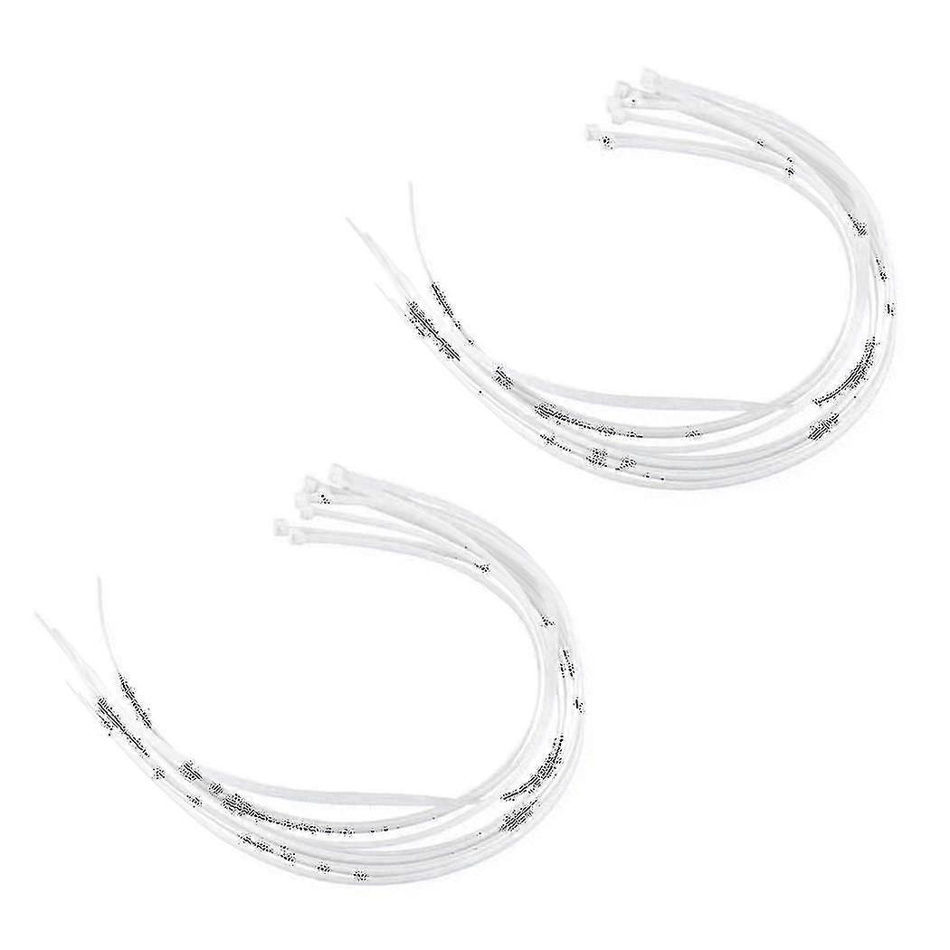 20x Extra Long 76cm Cable Ties White Zip Wraps