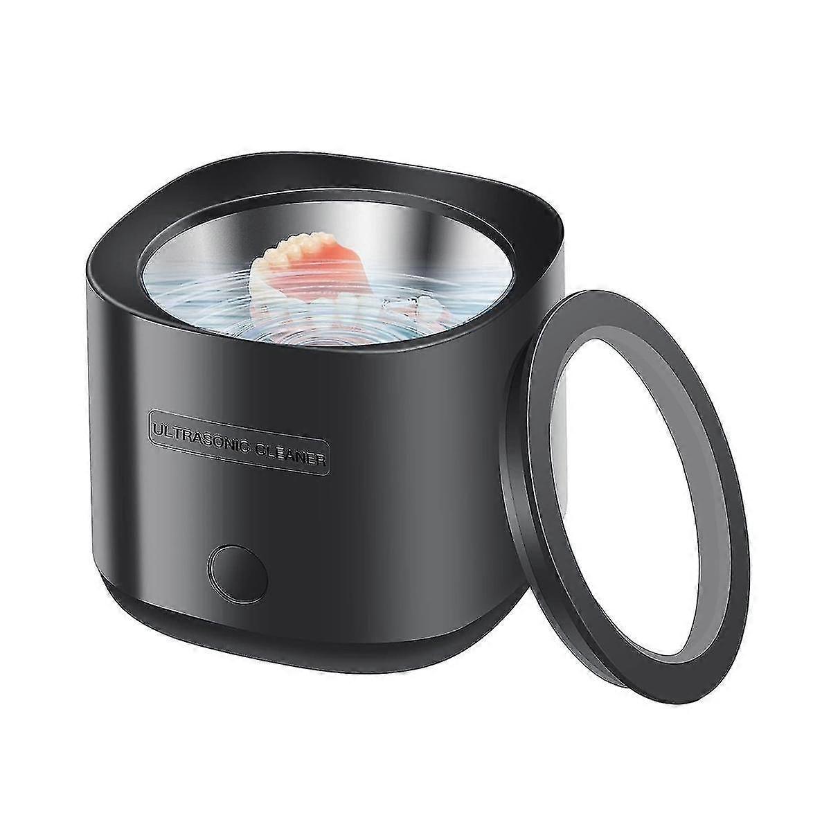 Eu 插头,30w 超声波清洗机,用于假牙、珠宝、保持器、便携式超声波保持器清洁器家庭或旅行使用