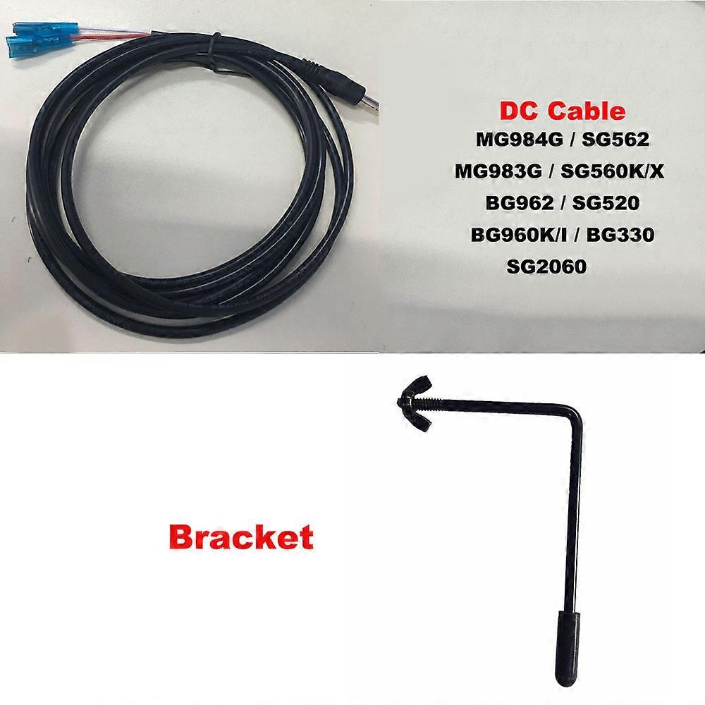 L Shape Hunting Camera Mounts Fixed To Trees or Woods DC Cable to Connect Power Source and Hunting Trail Wild Cameras