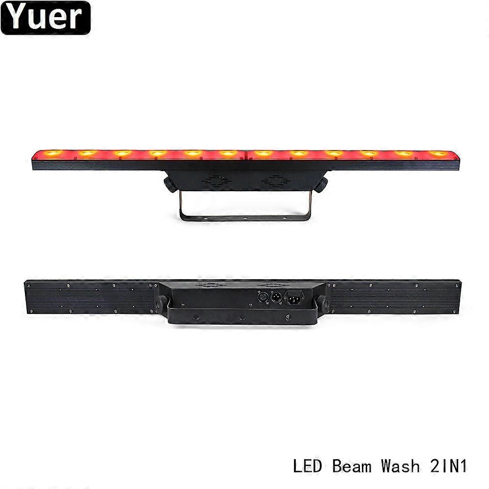 Redkid New LED Bar 12X3W LED 72pcs RGB 3IN1 SMD Beam Wash 2IN1 Wall Washer Light DMX512 DJ Disco Lig