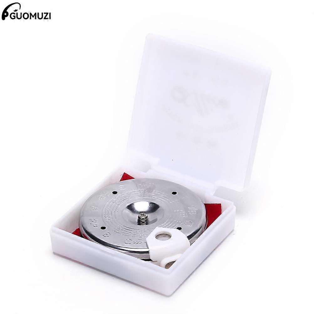 1Pc Guitar Tuner With Case 13 Tone Note Key Chromatic C-C Pitch Pipe with Case Guitar Tuner Tuning Bass
