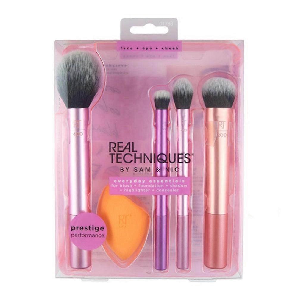 5 in 1 Everyday Essentials Makeup Brush Set