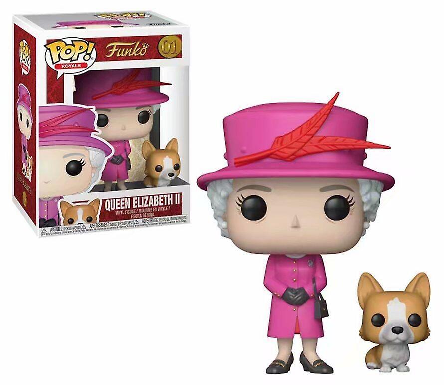 Queen Elizabeth Ii And Her Corgi Q Version Doll Commemorative Toy