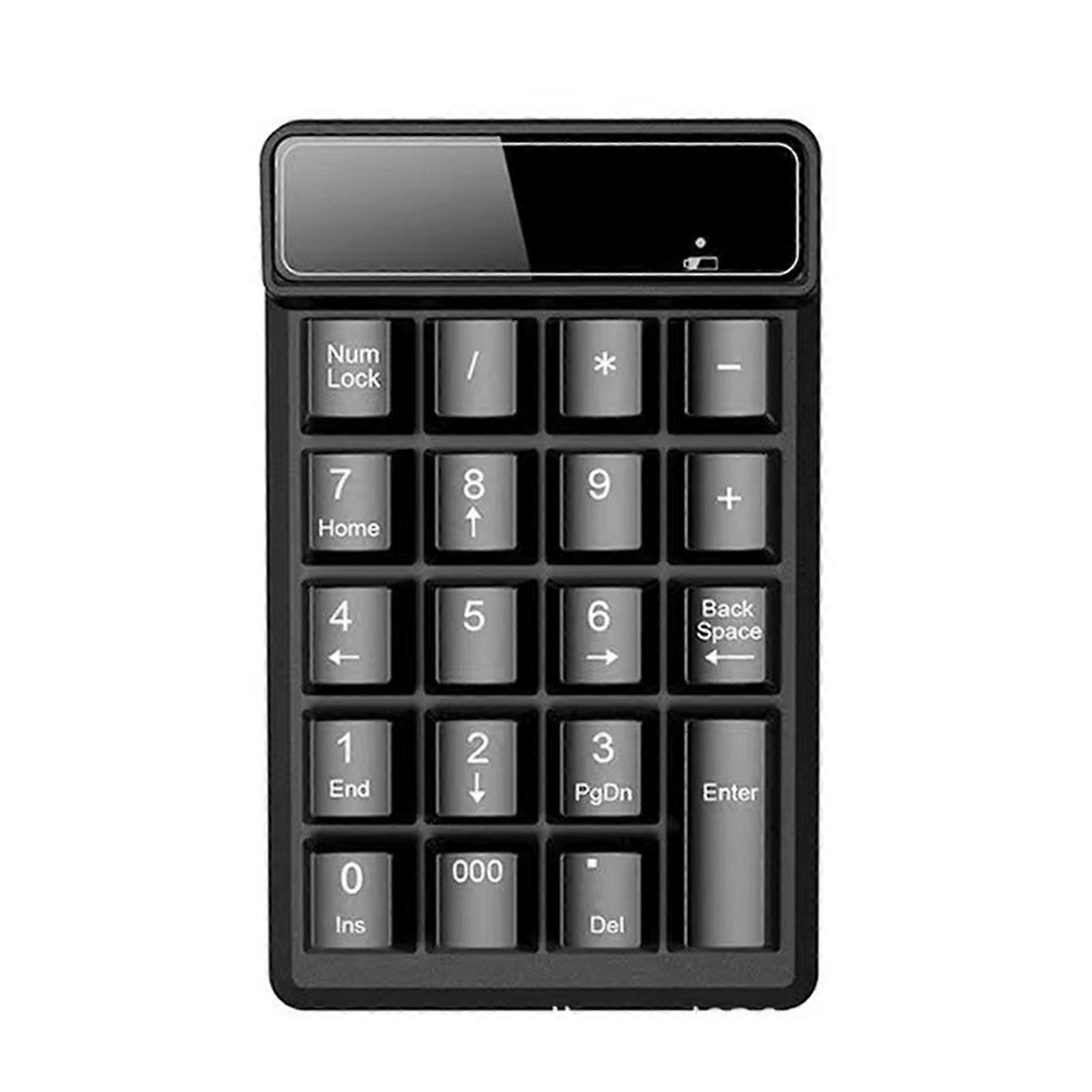 2.4G Wireless Numeric Keyboard 19-Key Small Keypad Mechanical Floating Feel