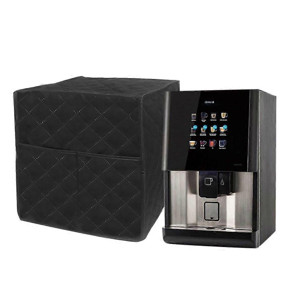 Coffee Machine Cover with Storage Pocket Home Kitchen Coffee Maker Dust Cover