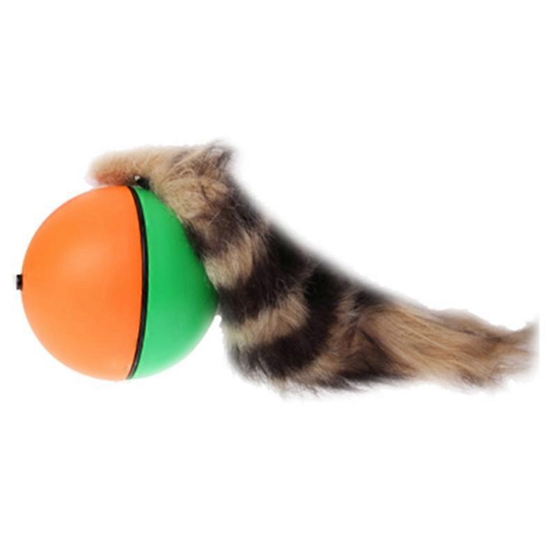 Small Motorized Rolling Chaser Ball Toy, Random Color Delivery