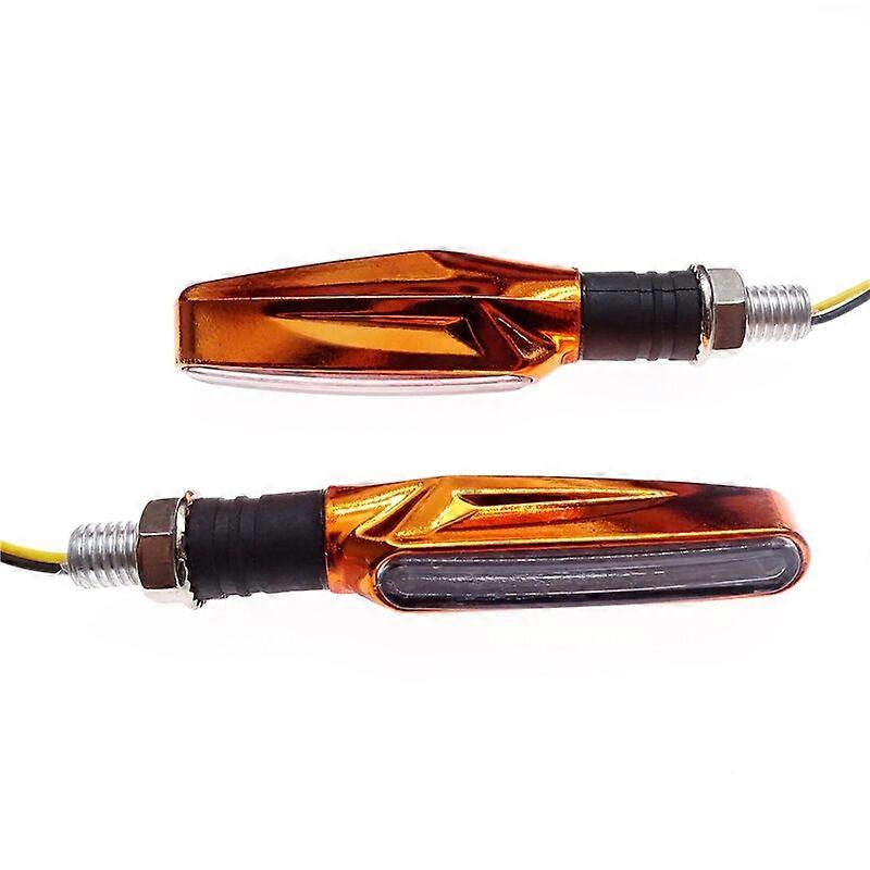 1 Pair 12 LED Motorcycle Turn Signal Lights Motorbike Indicator Blinker Moto Tail Lights Signal Lamp Flexible Bendable FlashingMotor Vehicle Lighting