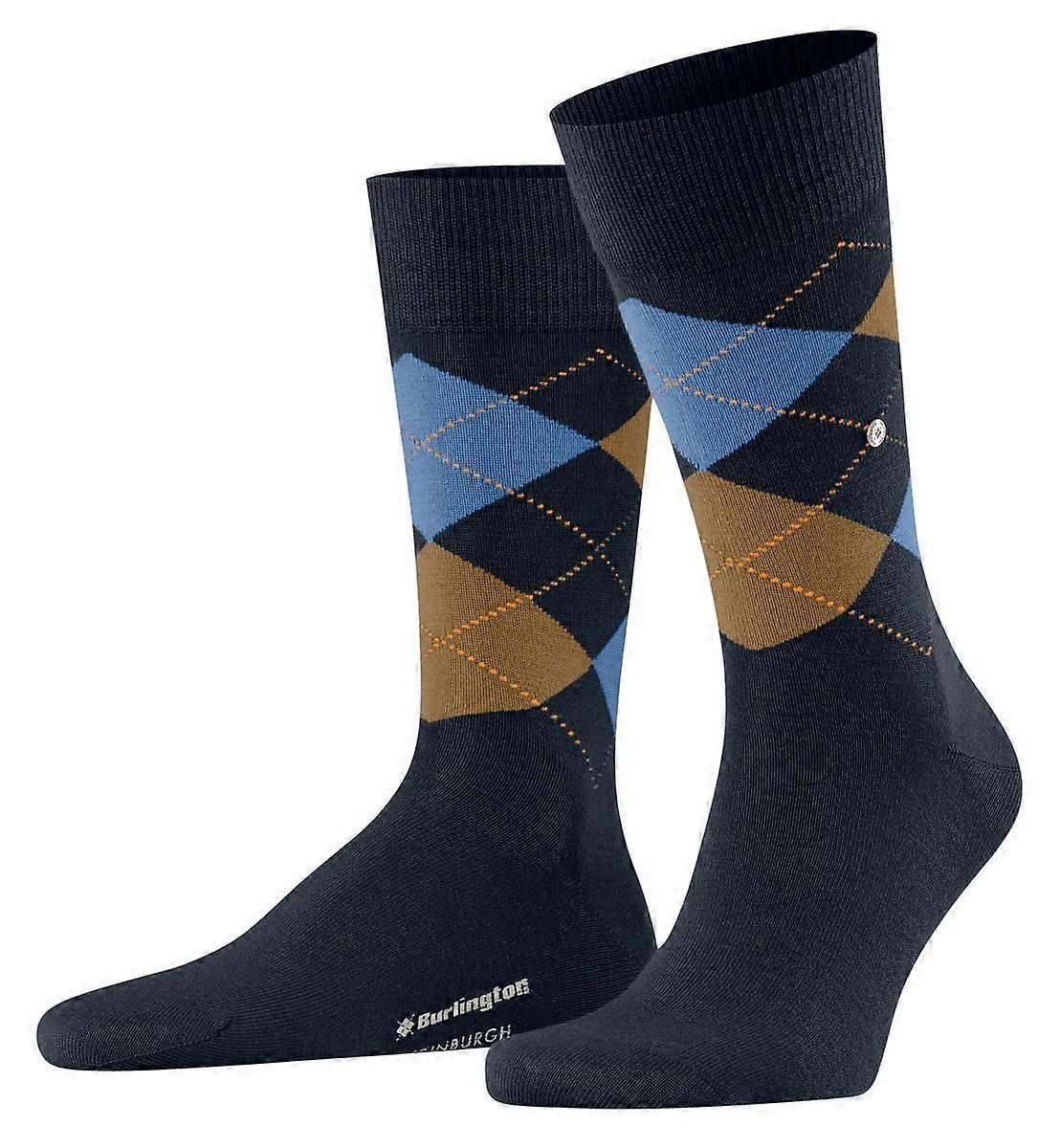 Burlington Edinburgh Socks - Sun Brown