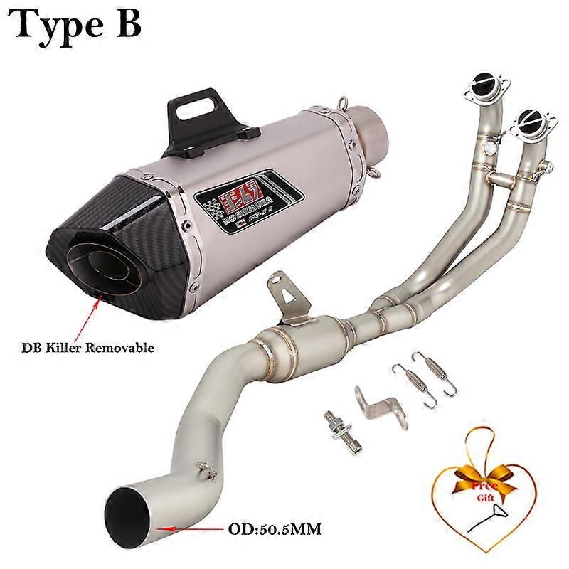 Silenciador de motocicleta para Aprilia RS660 RS 660 Tuono 660 2021-2023, sistemas completos, tubo de enlace delantero, DB Killer