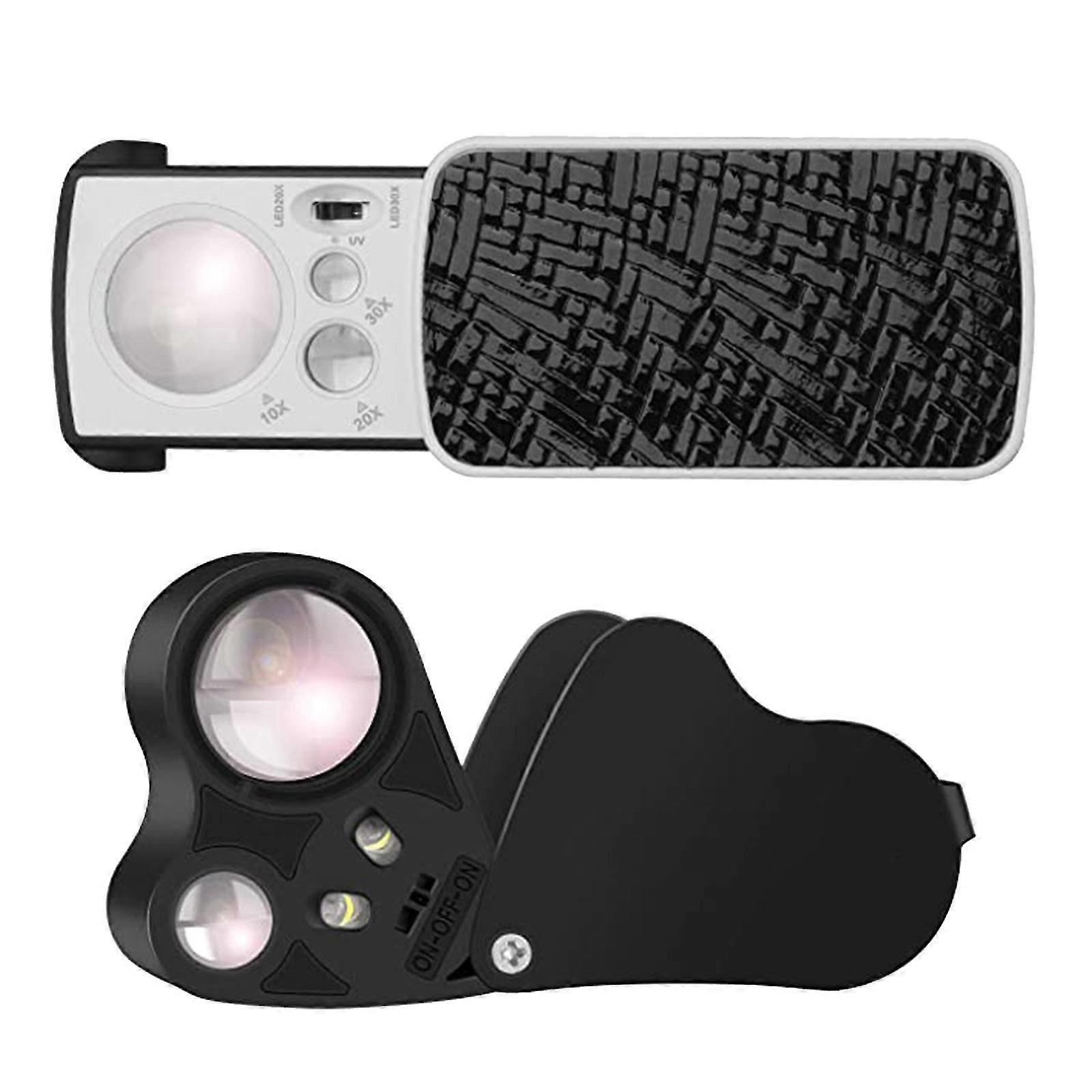 Schmucklupe Faltbare Schmucklupe mit hellem Llight-MXBC