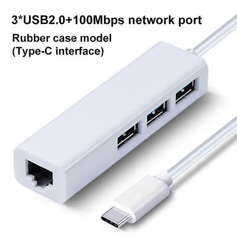 RYRA USB C Ethernet USB 3.0 2.0 To RJ45 Hub 10/100/1000Mbps Ethernet Adapter Network Card USB Lan For Macbook Windows USB Hub